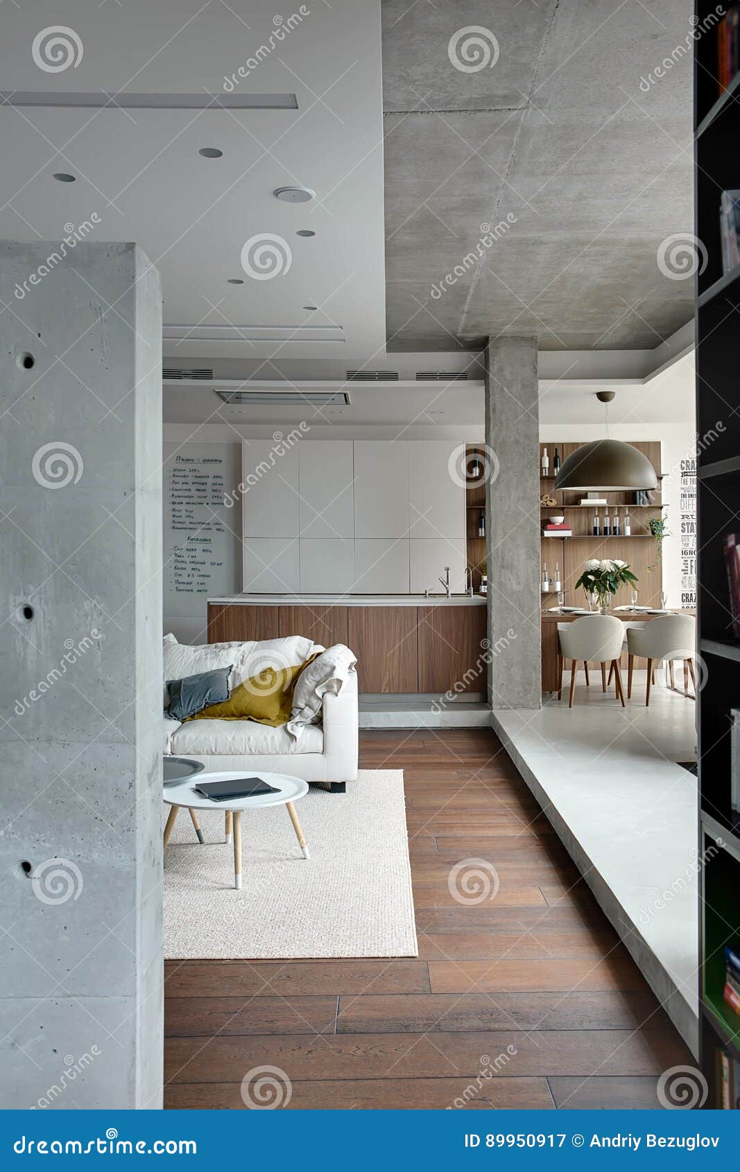 Studio Apartment In Loft Style Stock Image Image Of Fashionable