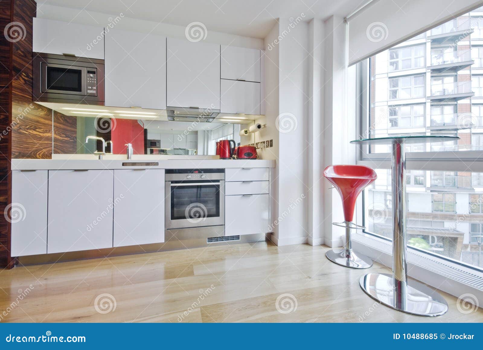 Studio kitchen stock image. Image of flat, hard, glass 10488685