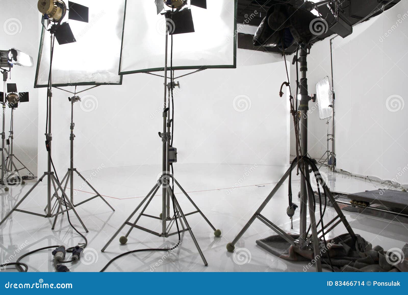 Studio lighting stock photo. Image of background, electrical 83466714