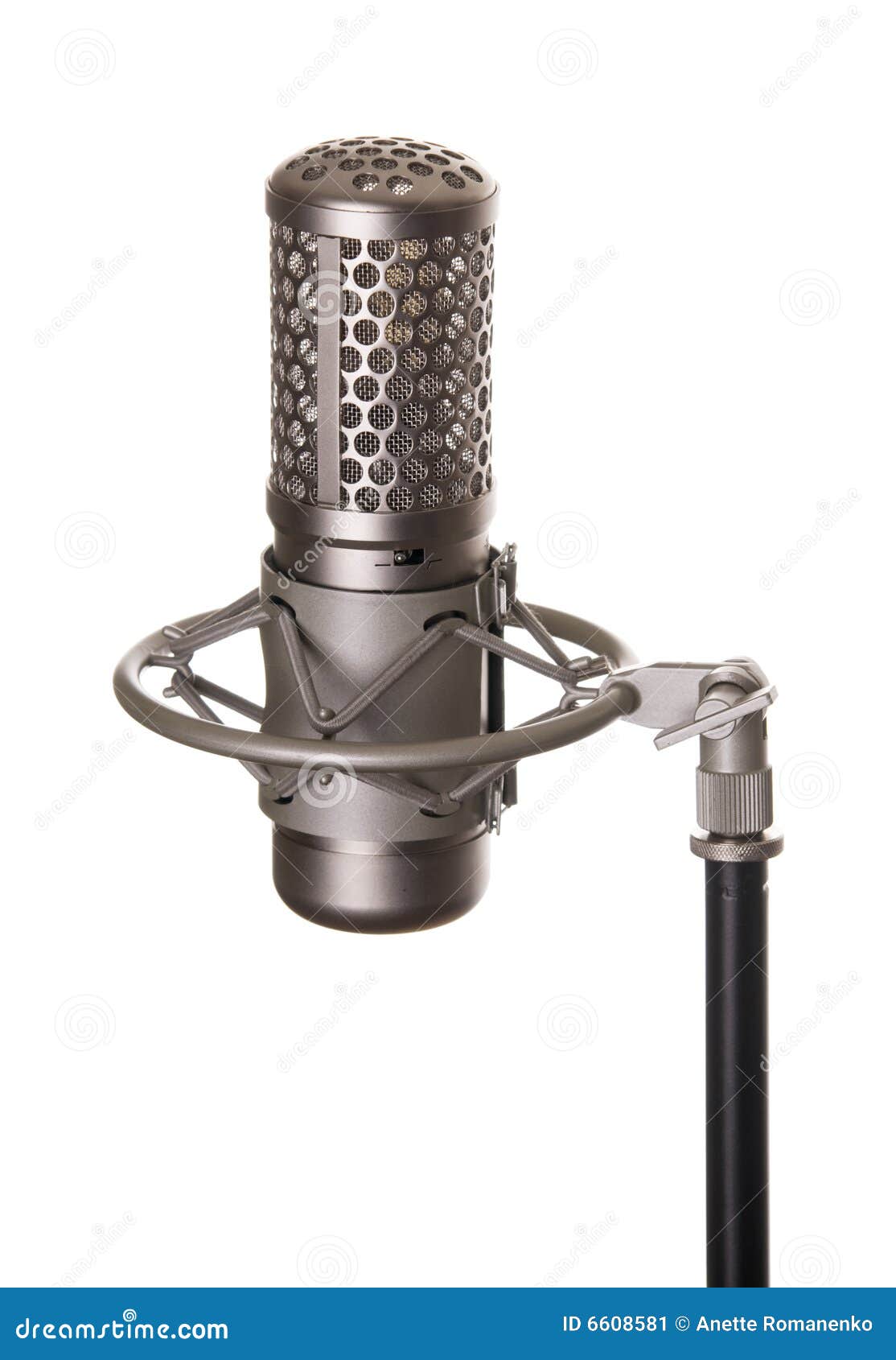 Studio microphone stock image. Image of media, entertainment - 6608581