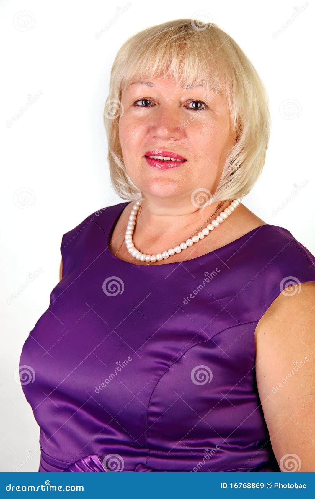 Studio Portrait Of Mature Woman Royalty Free Stock Images 