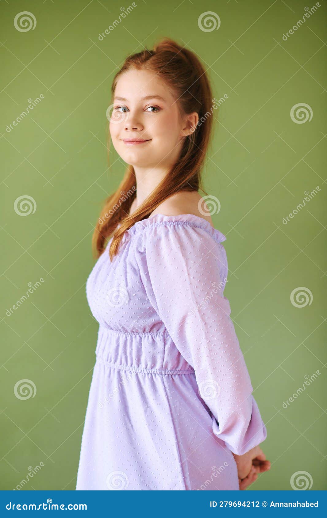 Studio Portrait of Pretty Young Teenage 15 - 16 Year Old Girl Stock Photo -  Image of portrait, lovely: 279694212