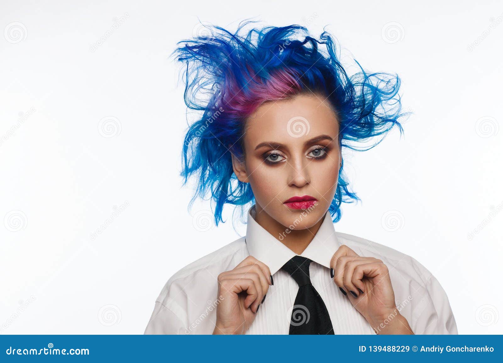 Dark Blue and Pink Hair Inspiration - wide 9