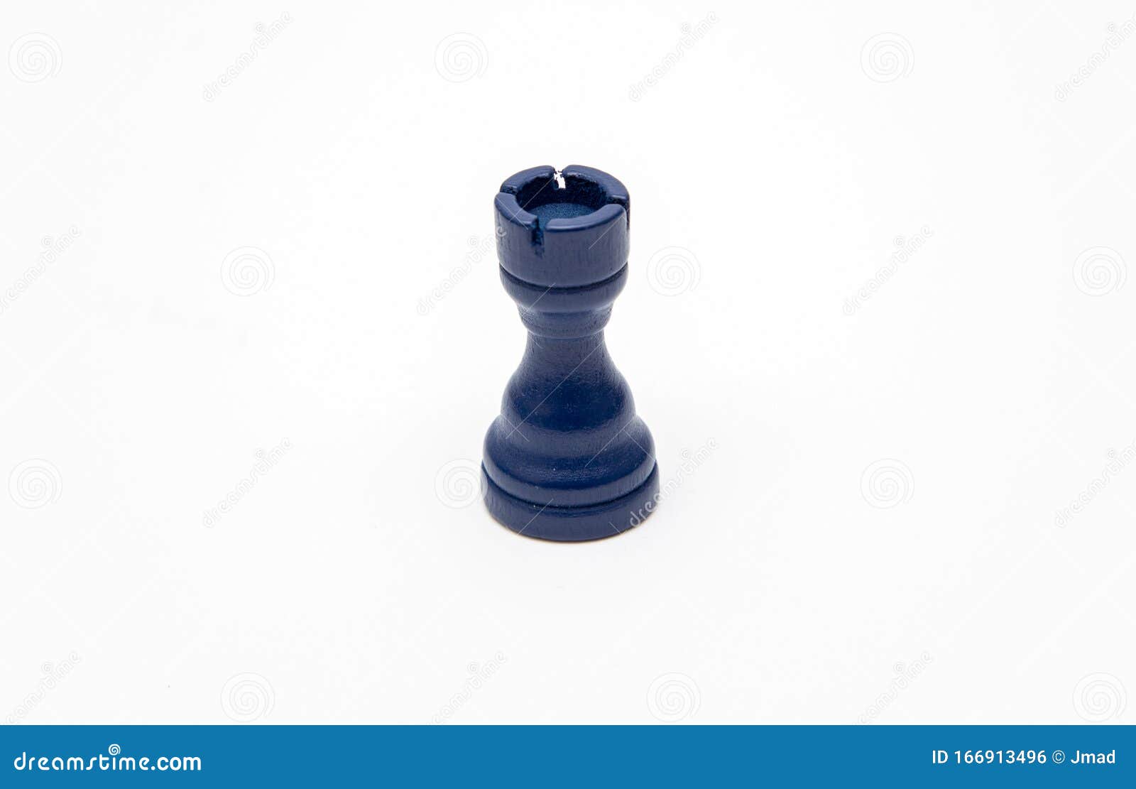 Rook Chess Piece on a White Background Stock Photo - Image of pawn ...