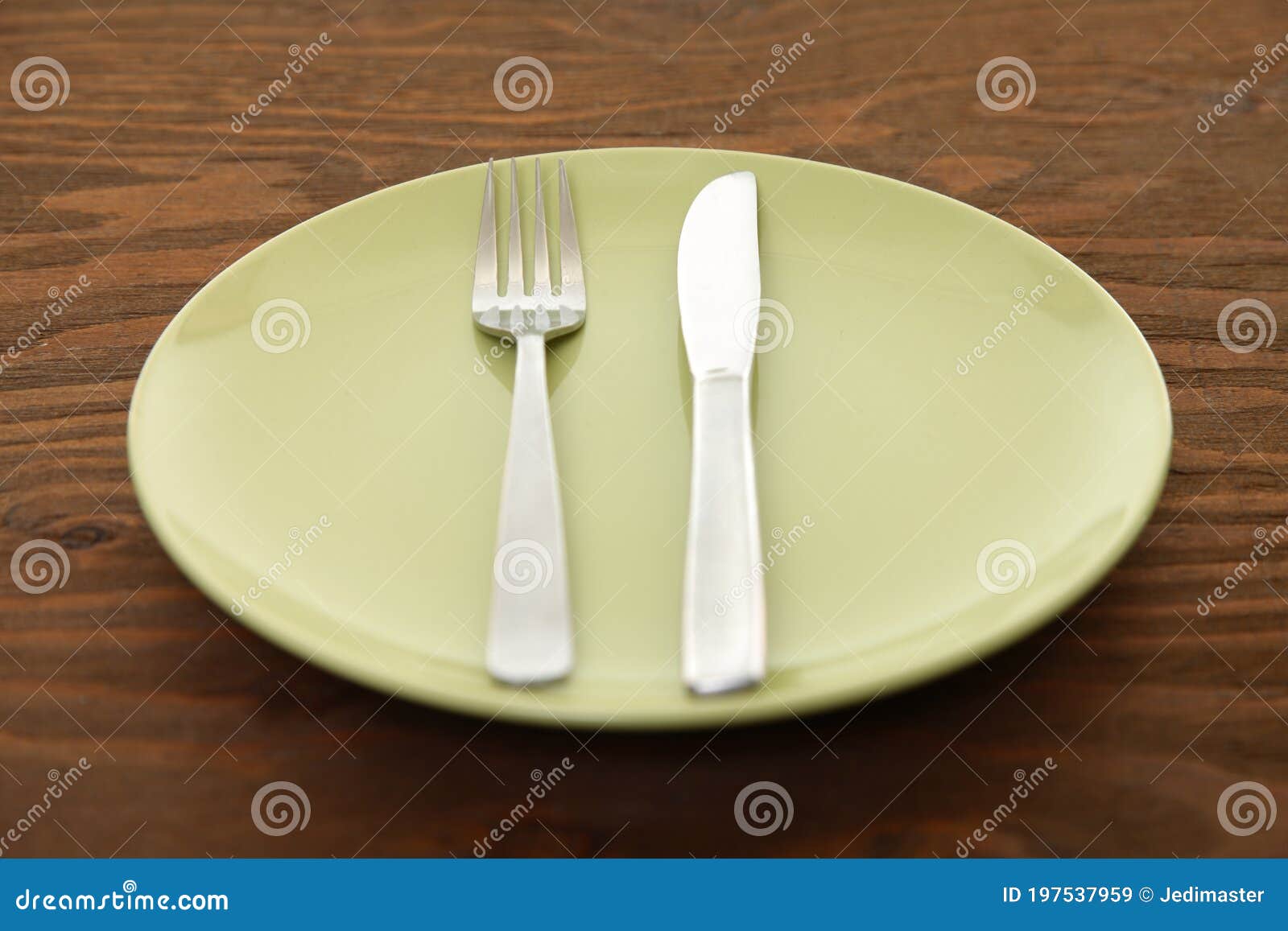 Knife and Fork Meaning FINISHED Stock Image Image of silver, empty