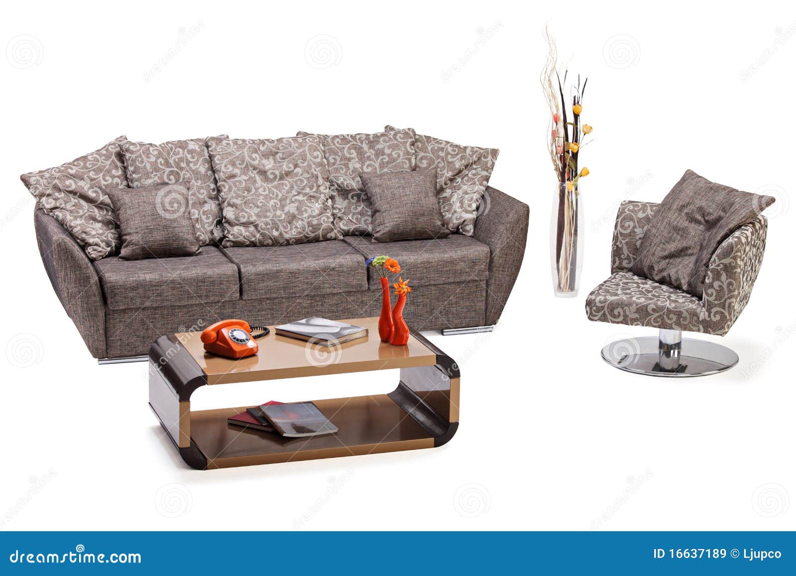 A Studio Shot of a Modern Furniture Stock Image Image of armchair