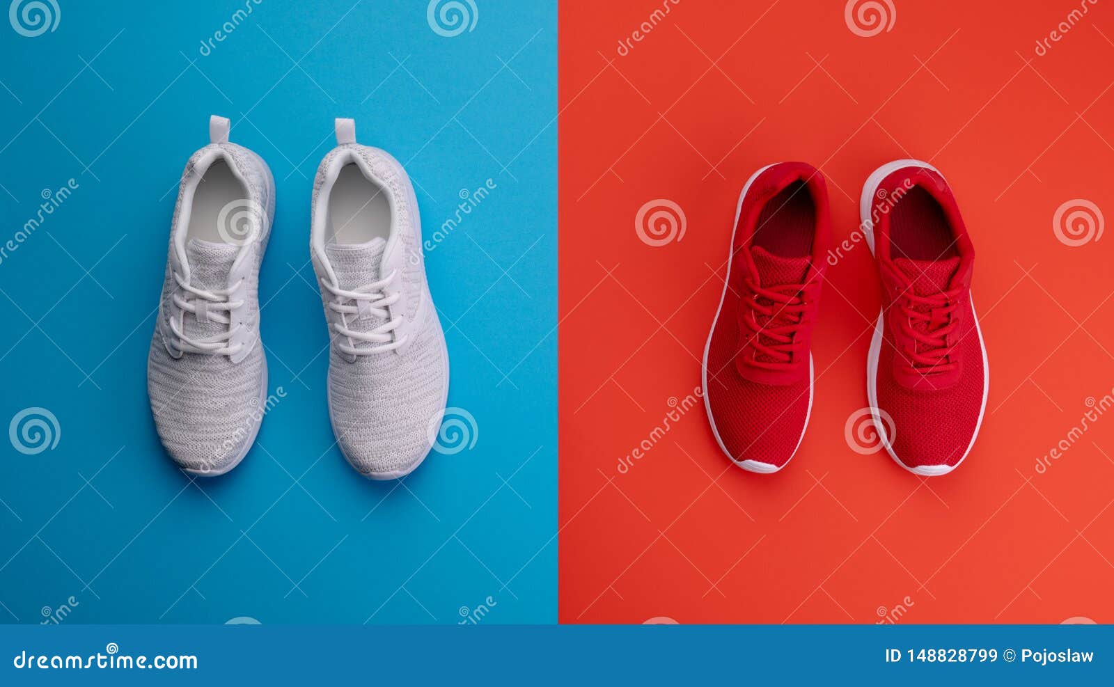 bright color shoes