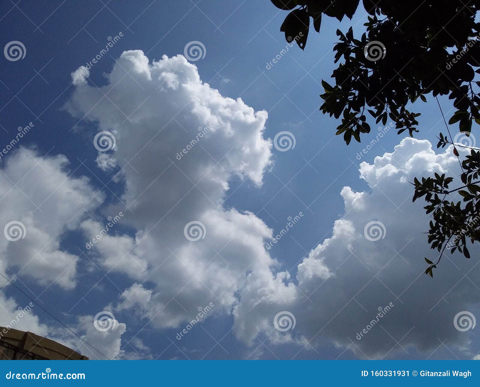A Study of Sky and Clouds in Pune India Stock Image Image of colorful