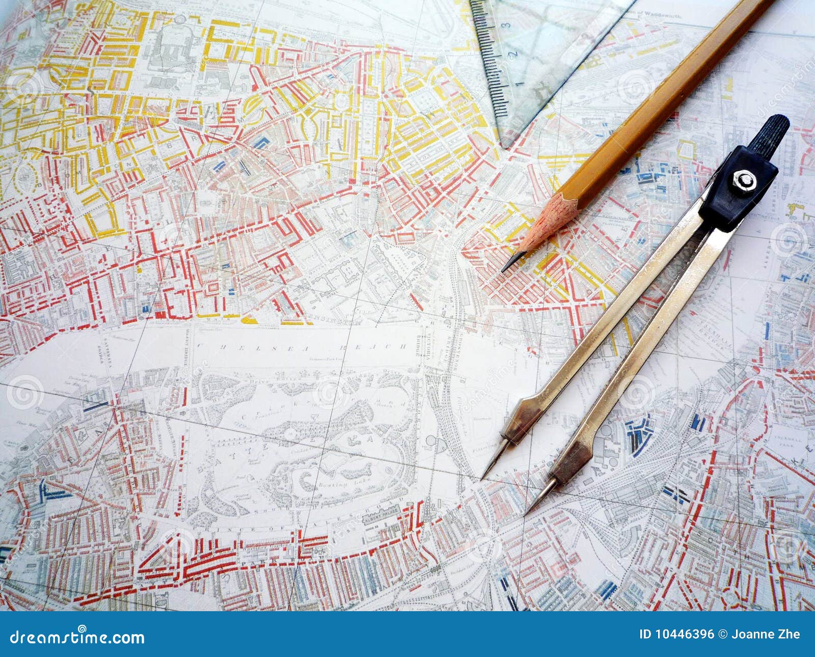 study of city planning map