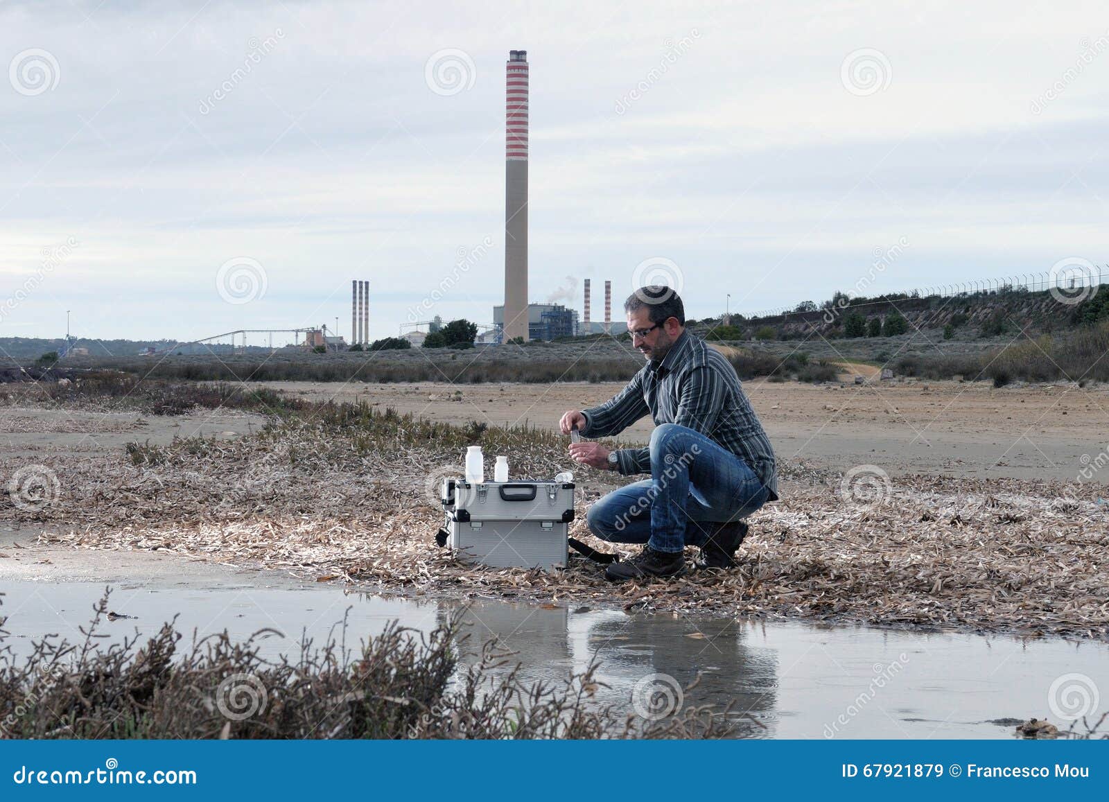 Study of Environmental Pollution Stock Image Image of biology
