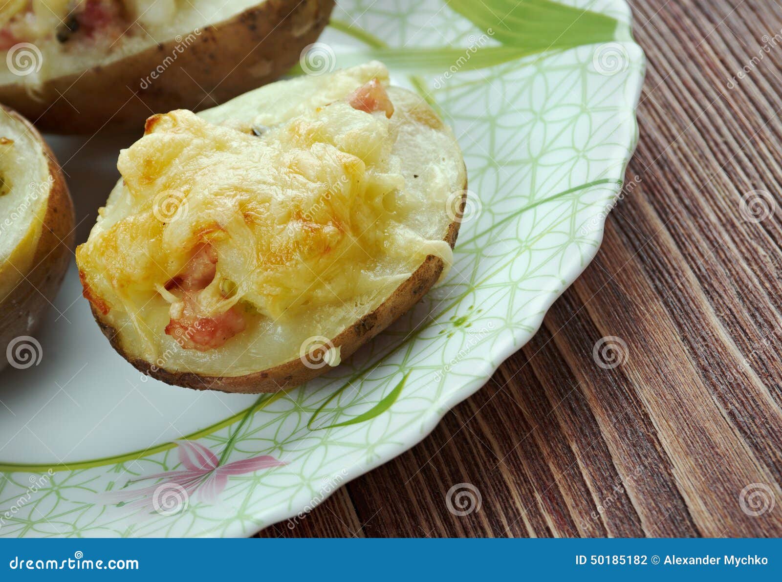 Stuffed Baked Potatoes stock photo. Image of meat, vegetable 50185182