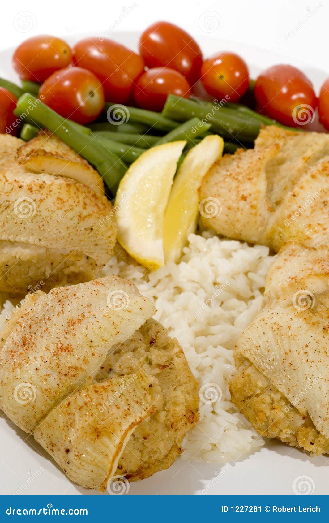 Stuffed fillet of sole stock image. Image of restaurant 1227281