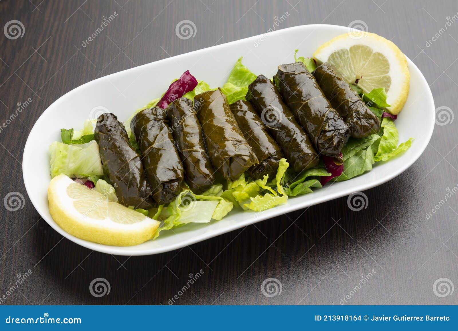 Stuffed Grape Leaves, Typical Lebanese Food Stock Photo Image of healthy, delicious 213918164