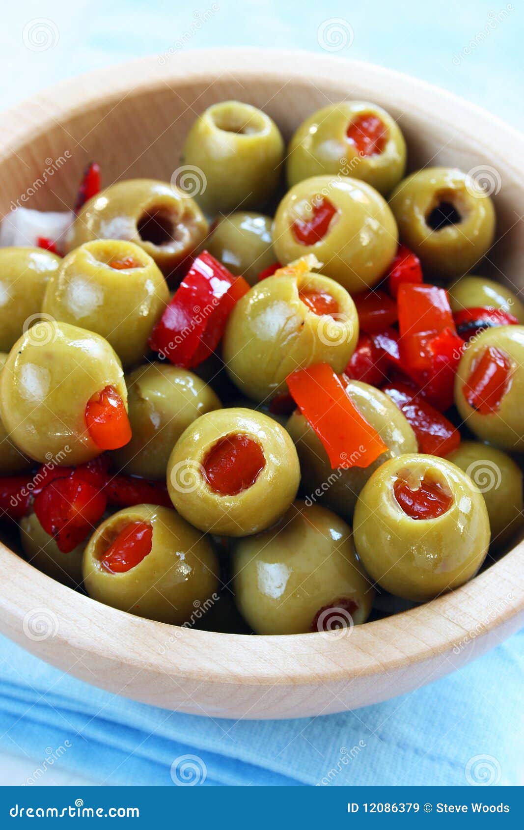Stuffed Green Olives stock image. Image of italy, mediterranean 12086379
