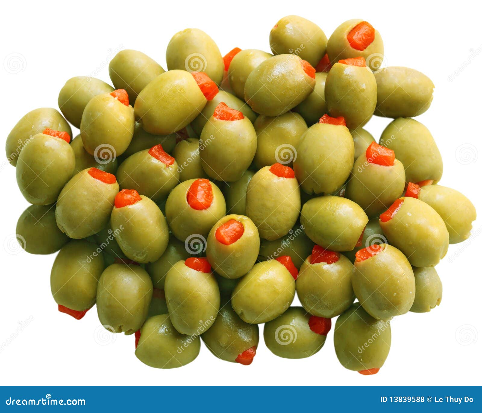 Stuffed Olives stock photo. Image of stuffed, pile, isolated 13839588
