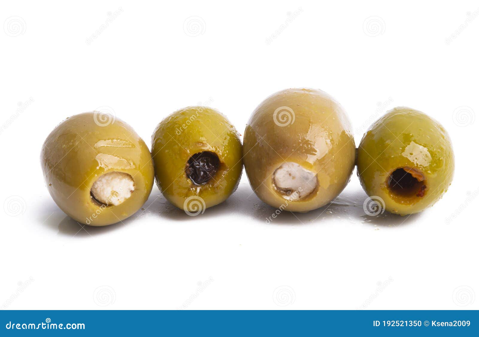 Stuffed olives isolated stock photo. Image of mediterranean 192521350