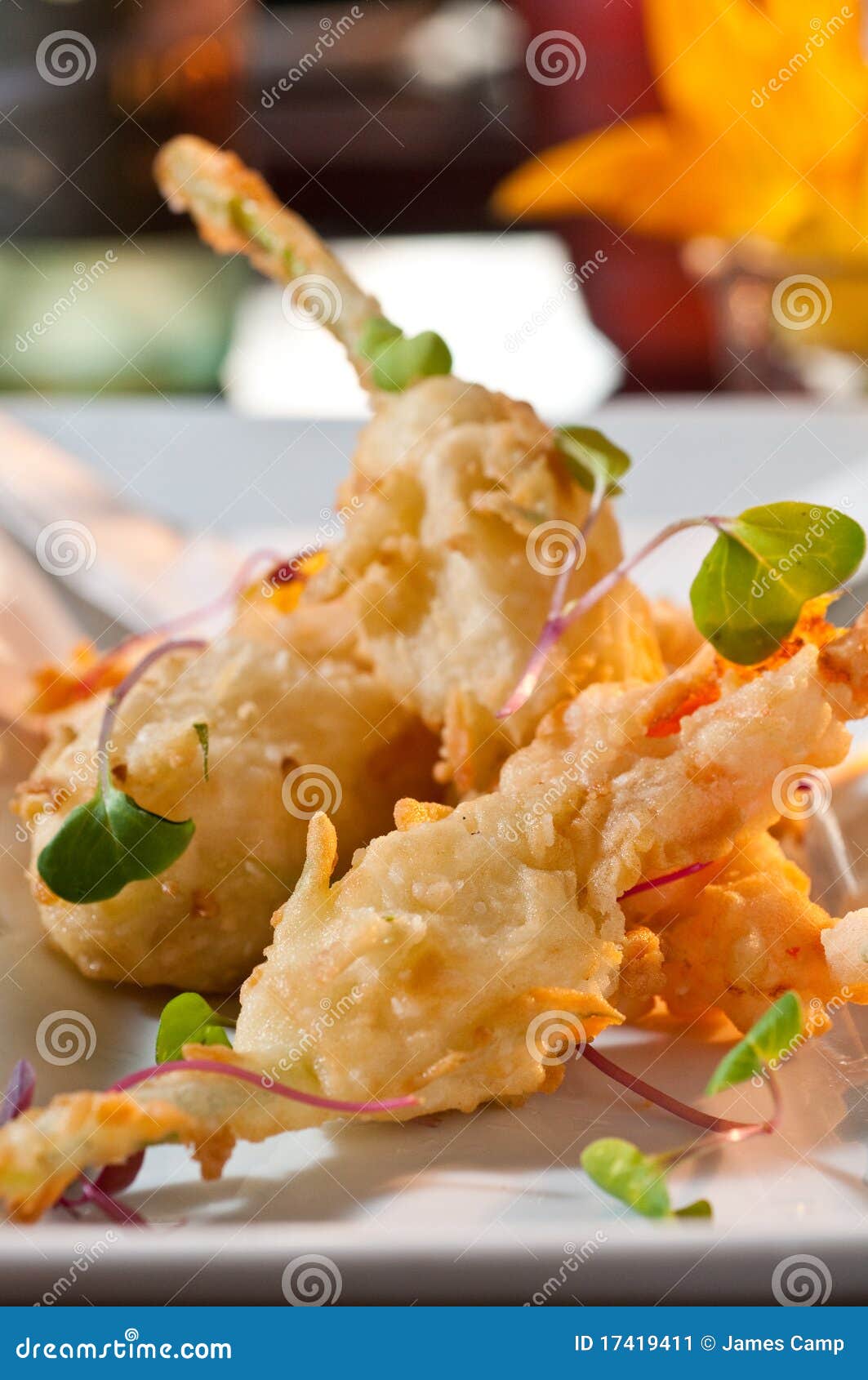 Stuffed squash blossoms stock image. Image of appetizer - 17419411