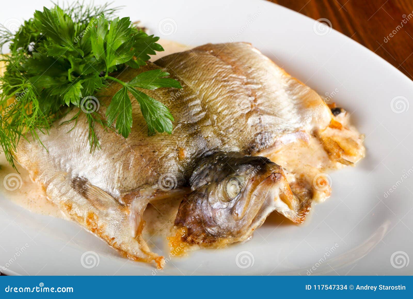 Stuffed trout stock photo. Image of roasted, pepper 117547334