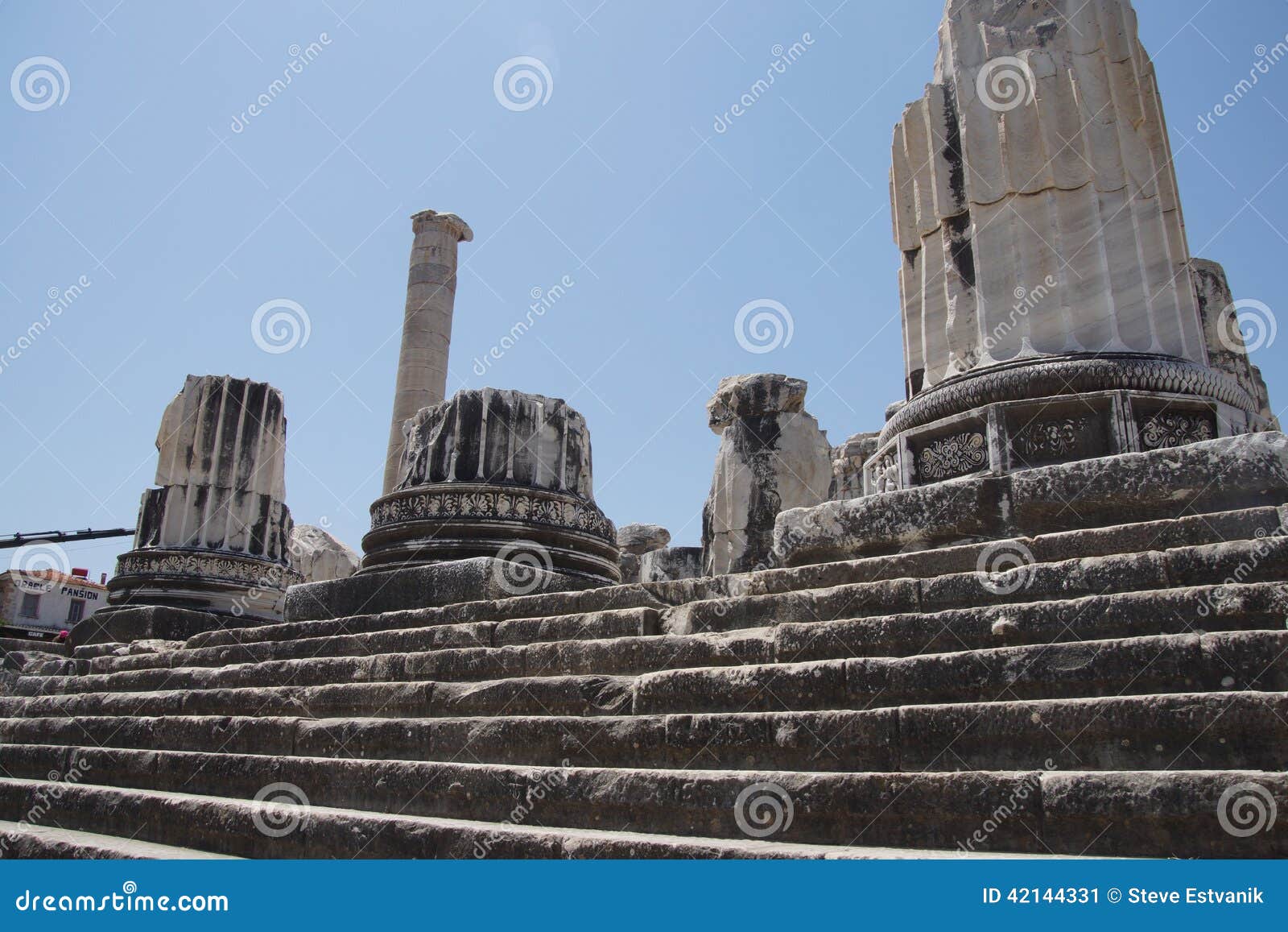 stumps of massive stone columns