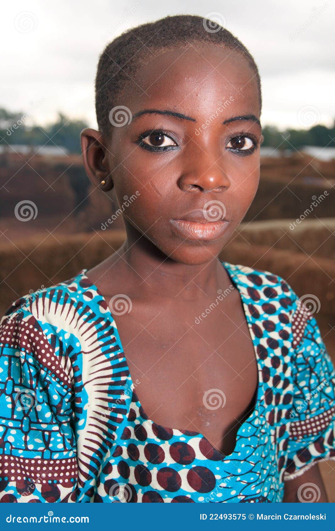 Very Young African Tribe Girls