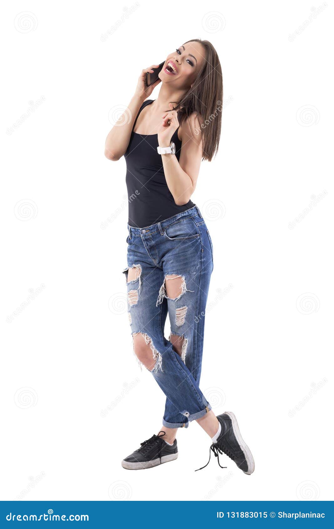 Stunning Beauty Young Woman Talking and Laughing on the Mobile Phone Twirling Hair. Stock Image - Image of isolated, attractive: 131883015 Stunning Beauty Young Woman Talking and Laughing on the Mobile Phone Twirling Hair. Stock Image - Image of isolated, attractive: 131883015