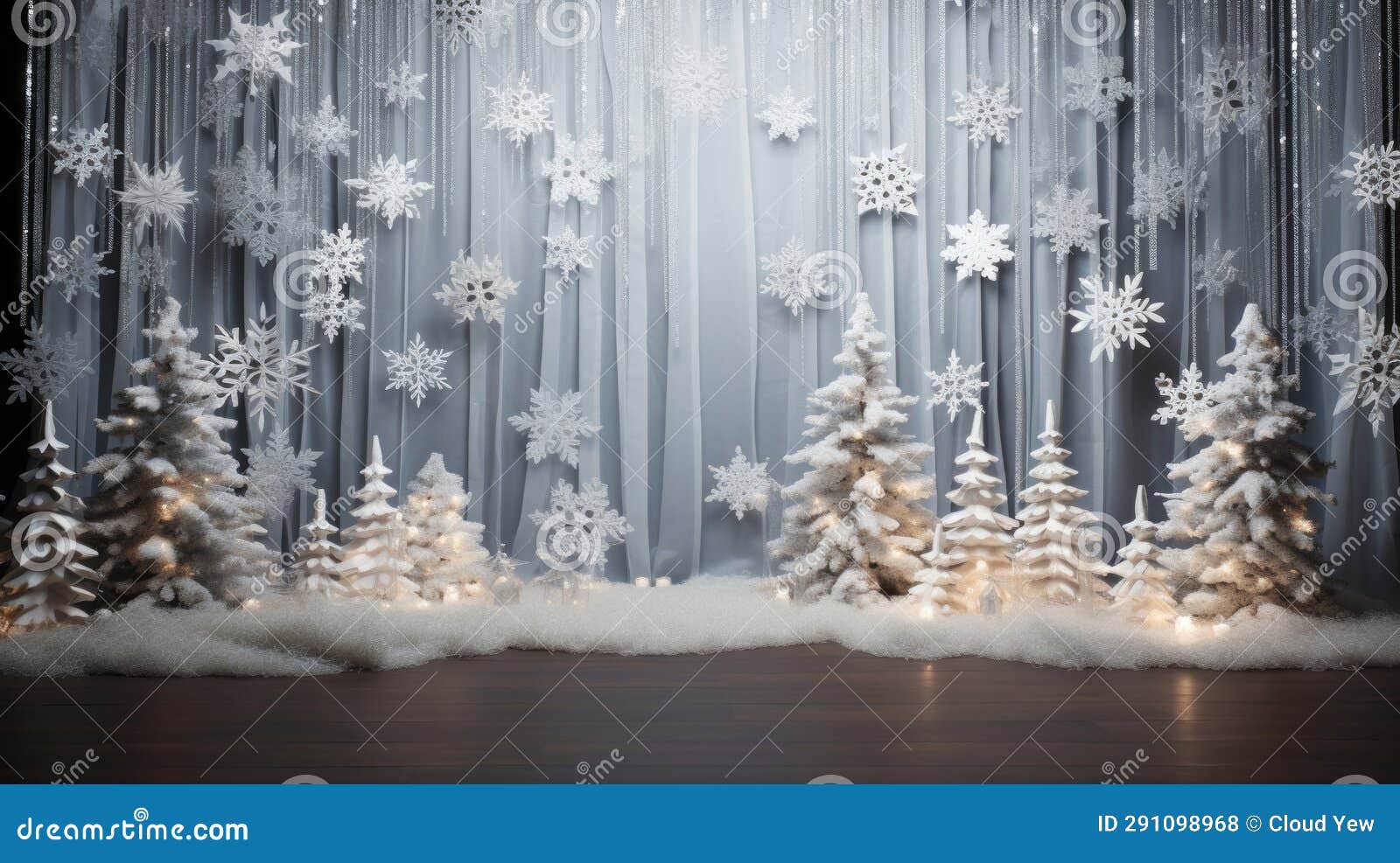 Stunning Festive Backdrop, Enhancing Holiday Visuals Stock Illustration - Illustration of winter 
