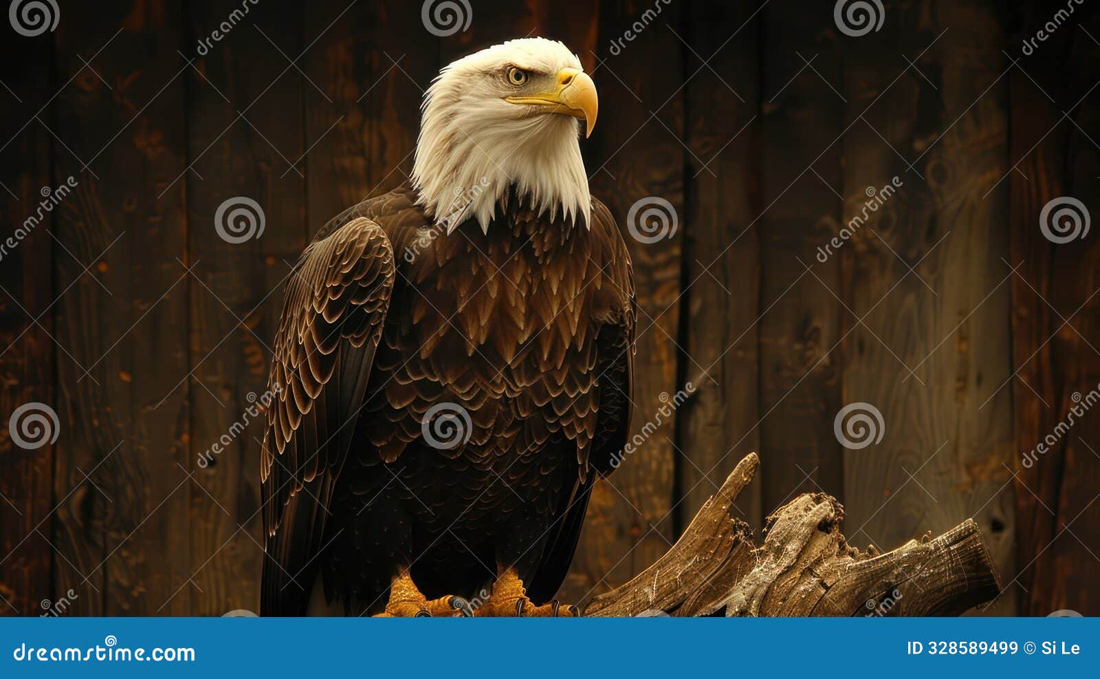bald eagle patriotic  for memorial day and 4th of july celebrations in america