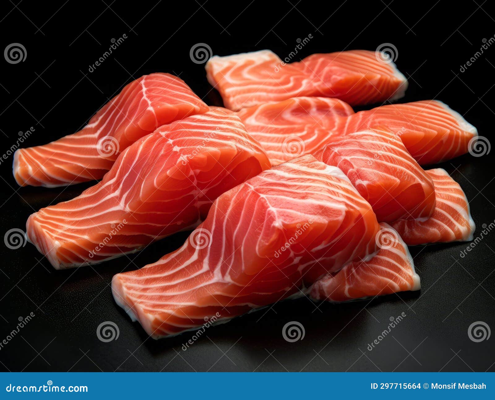 savor the flavor: delectable slices of fresh salmon unveiled