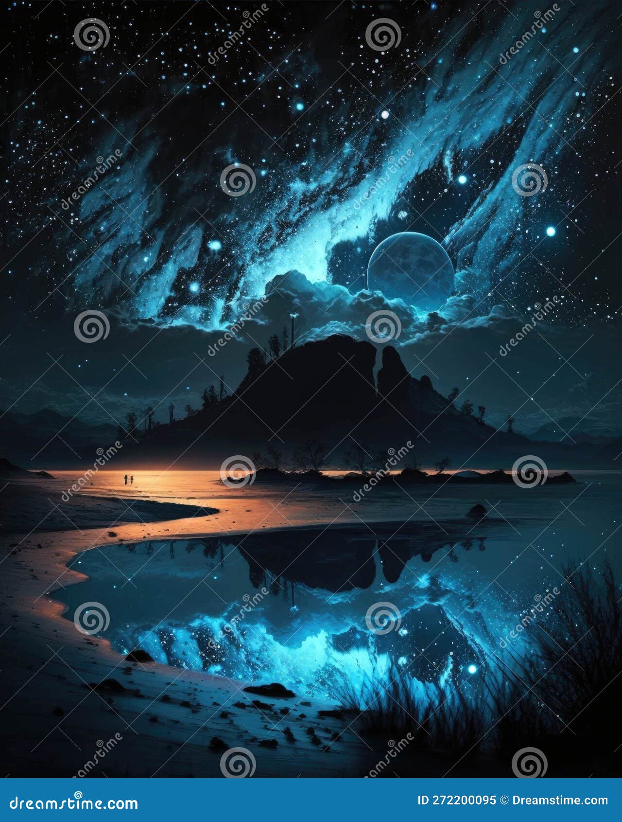 a stunning night sky highlighted by a subtle yet distinct crablike  zodiac astrology concept. ai generation