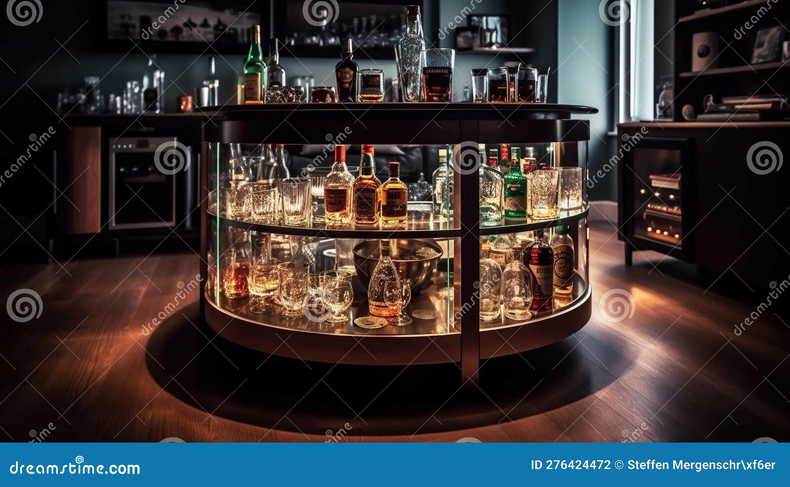 https://thumbs.dreamstime.com/z/stunning-photograph-home-bar-set-up-fathers-day-featuring-sleek-modern-cart-variety-alcohol-bottles-glasses-276424472.jpg