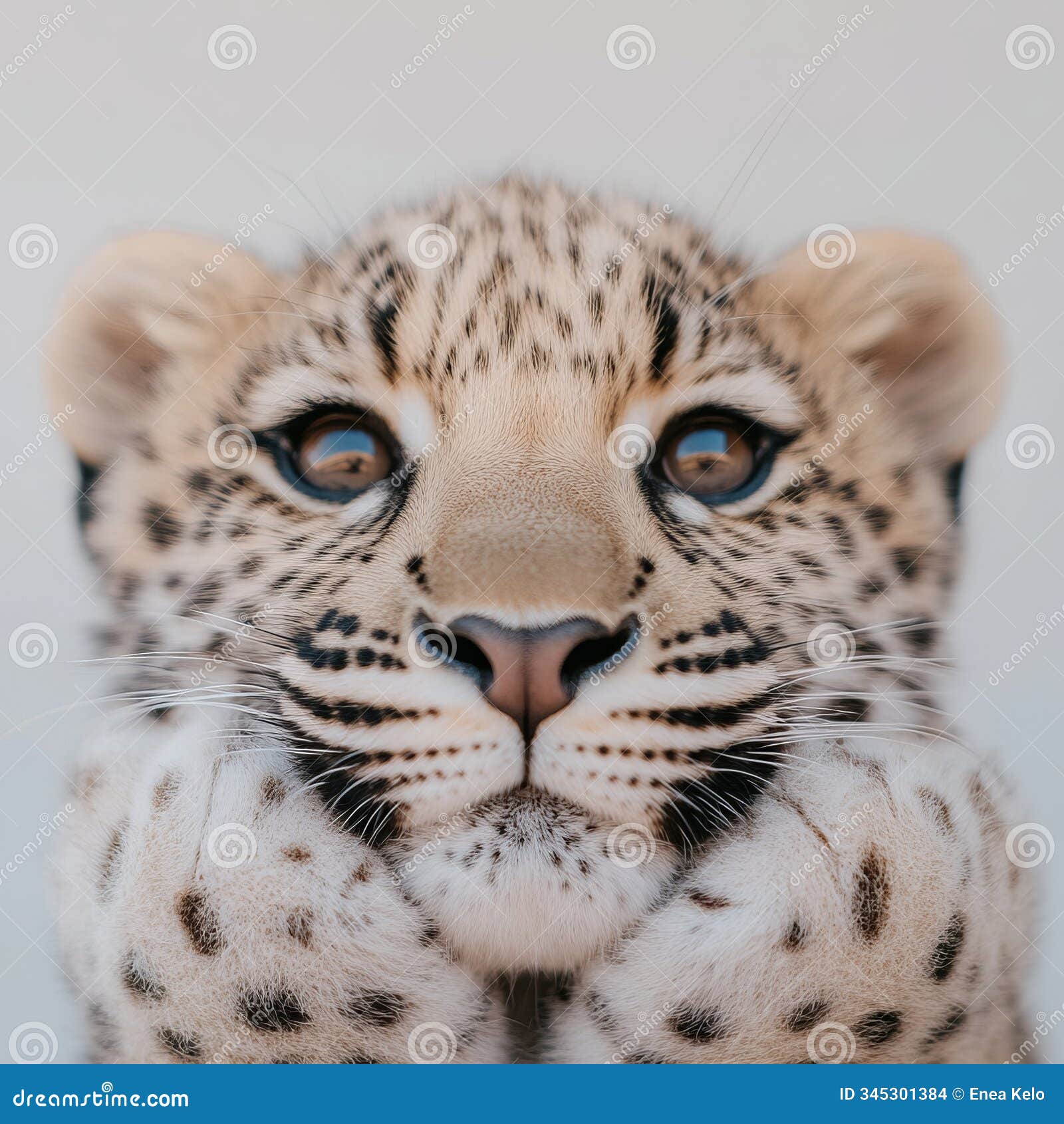 striking leopard portrait in vivid detail