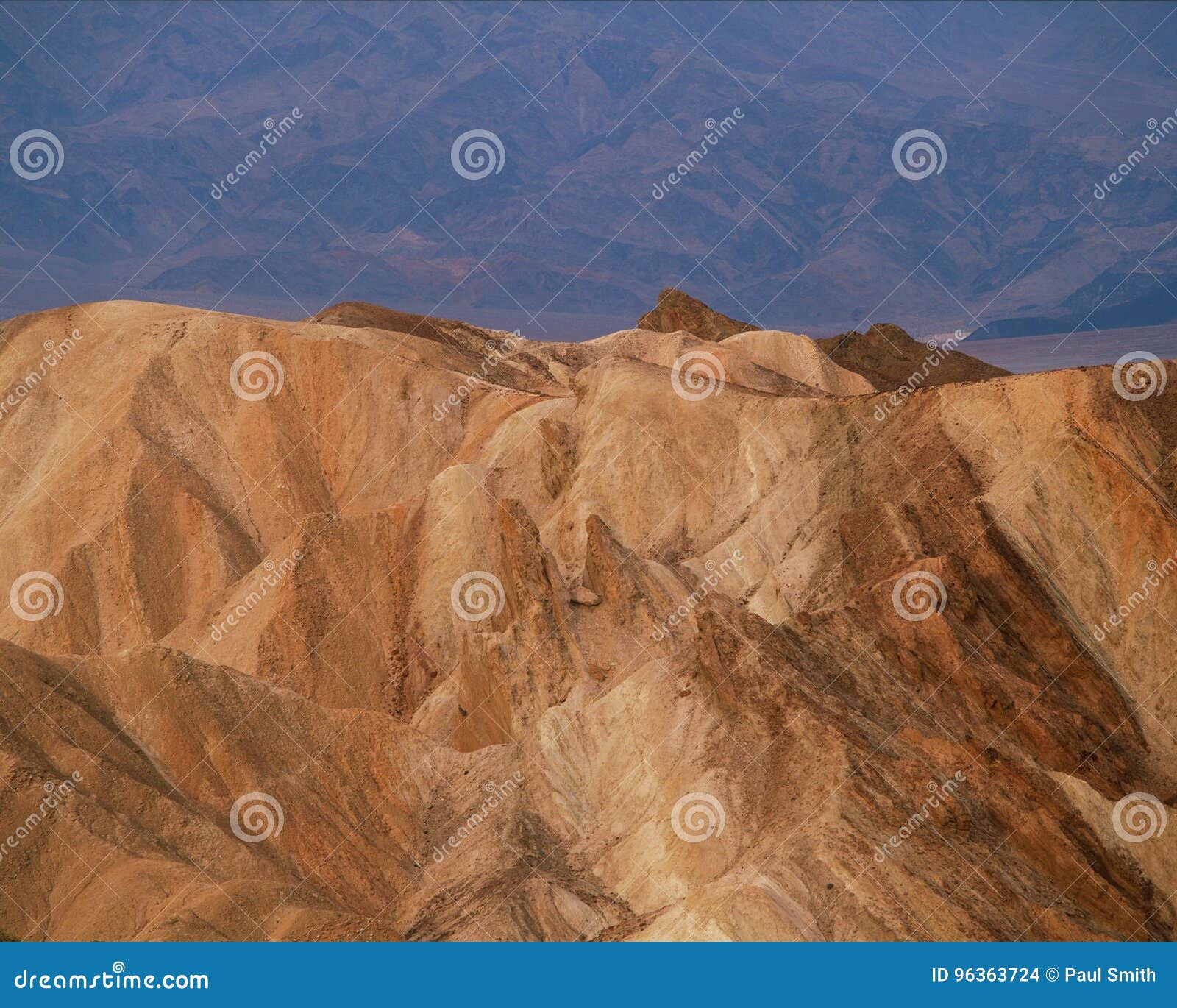 the stunning ramparts of golden canyon, death valley national park, california