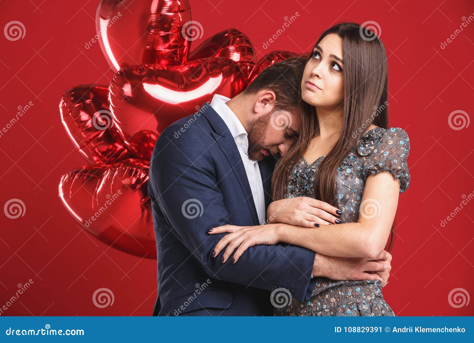 Stunning Sensual Portrait Of Young Sad Couple Stock Image Image Of