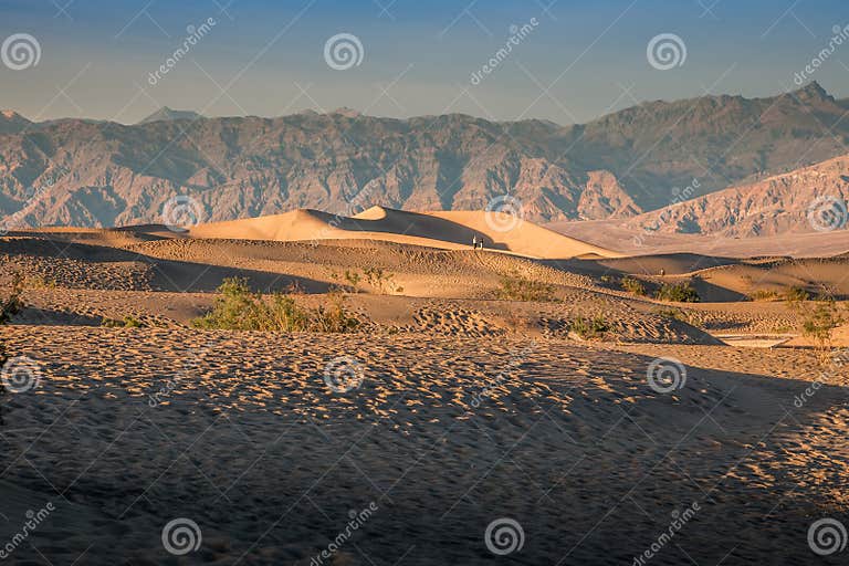 Stunning Sunset on the Dunes, Mesquite Flat Sand Dunes, Death Valley ...