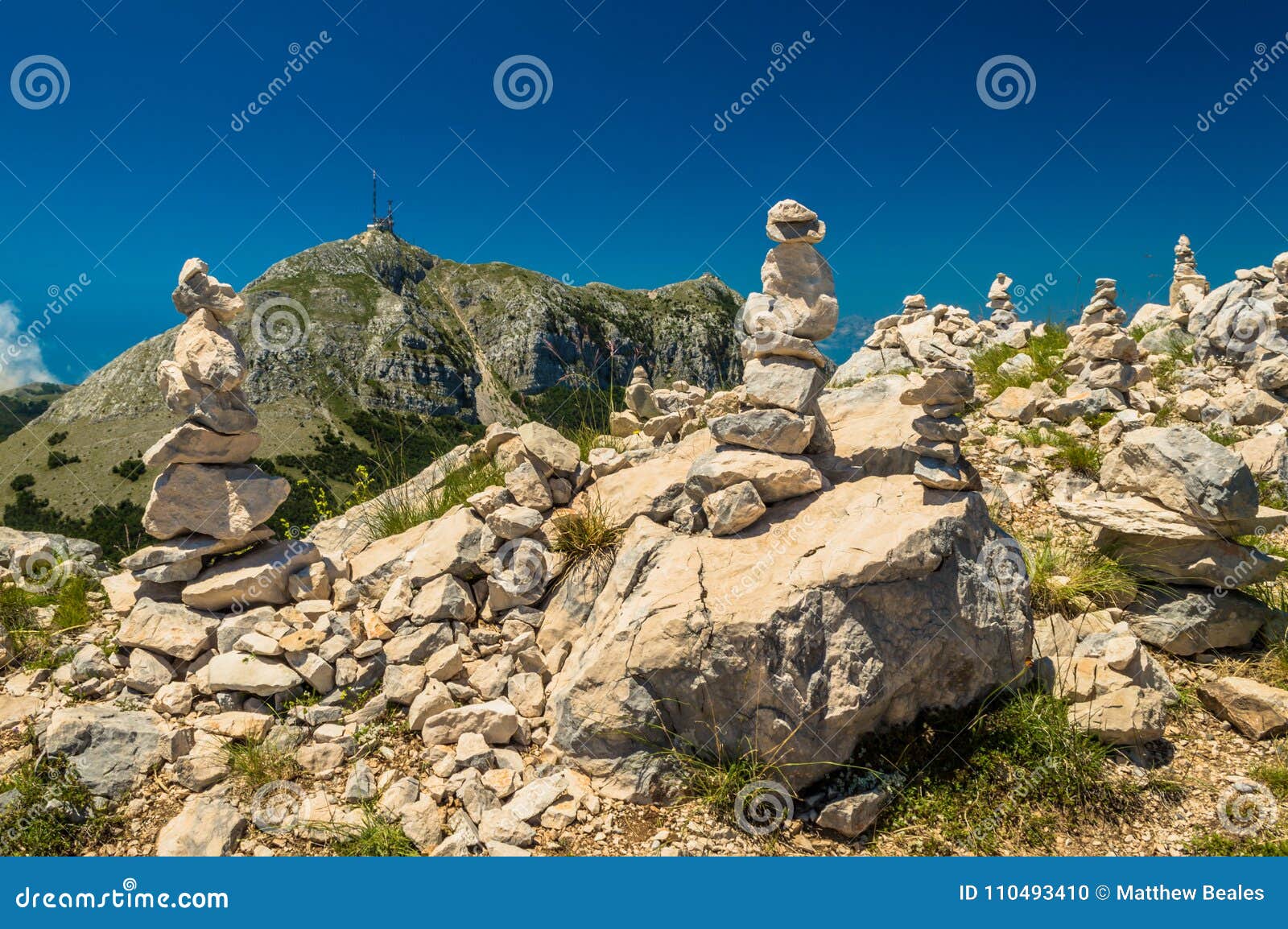 stunning views over mount lovcen, montenegro