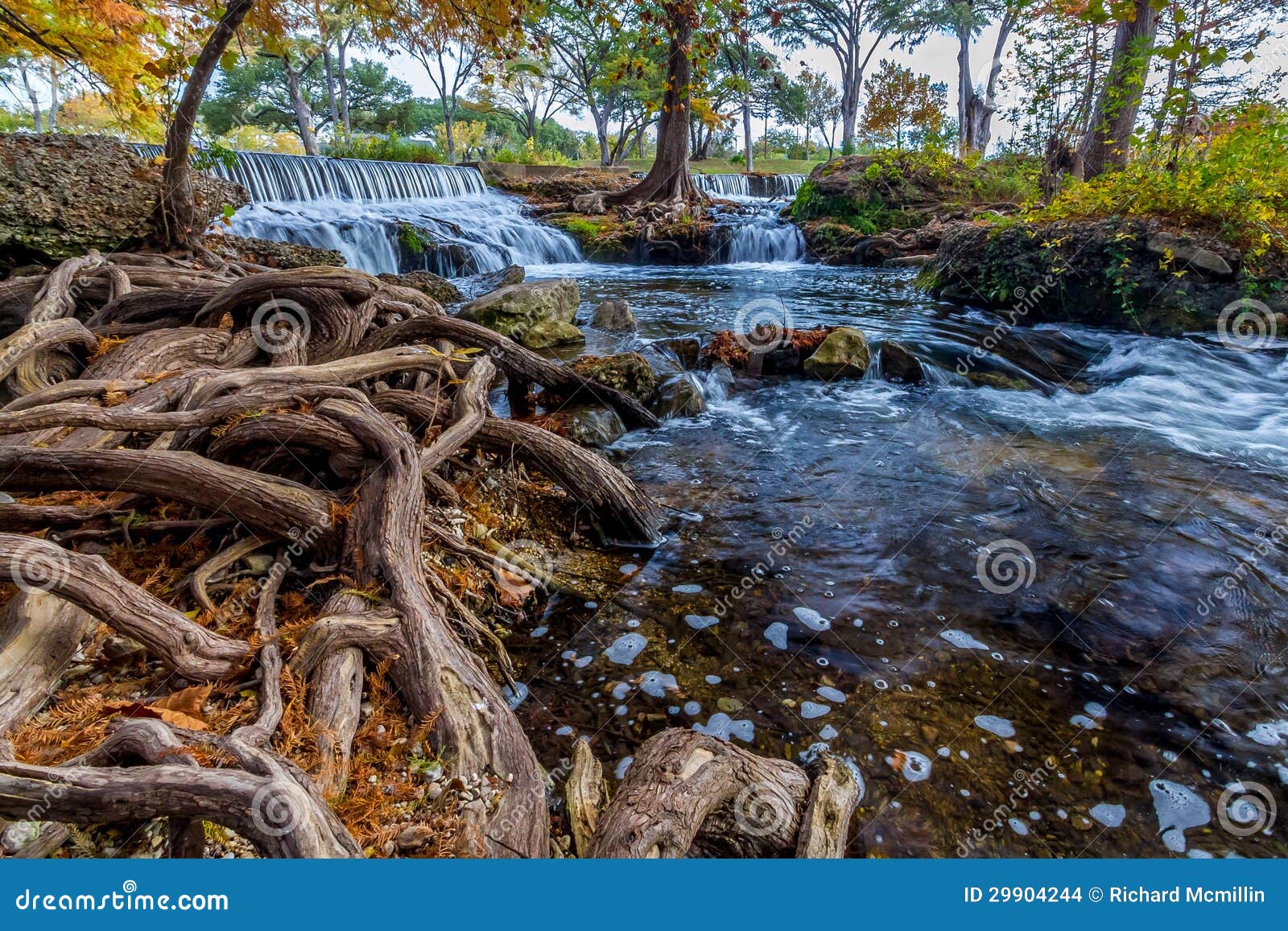 stunning view of a tranquil flowing stream with pr