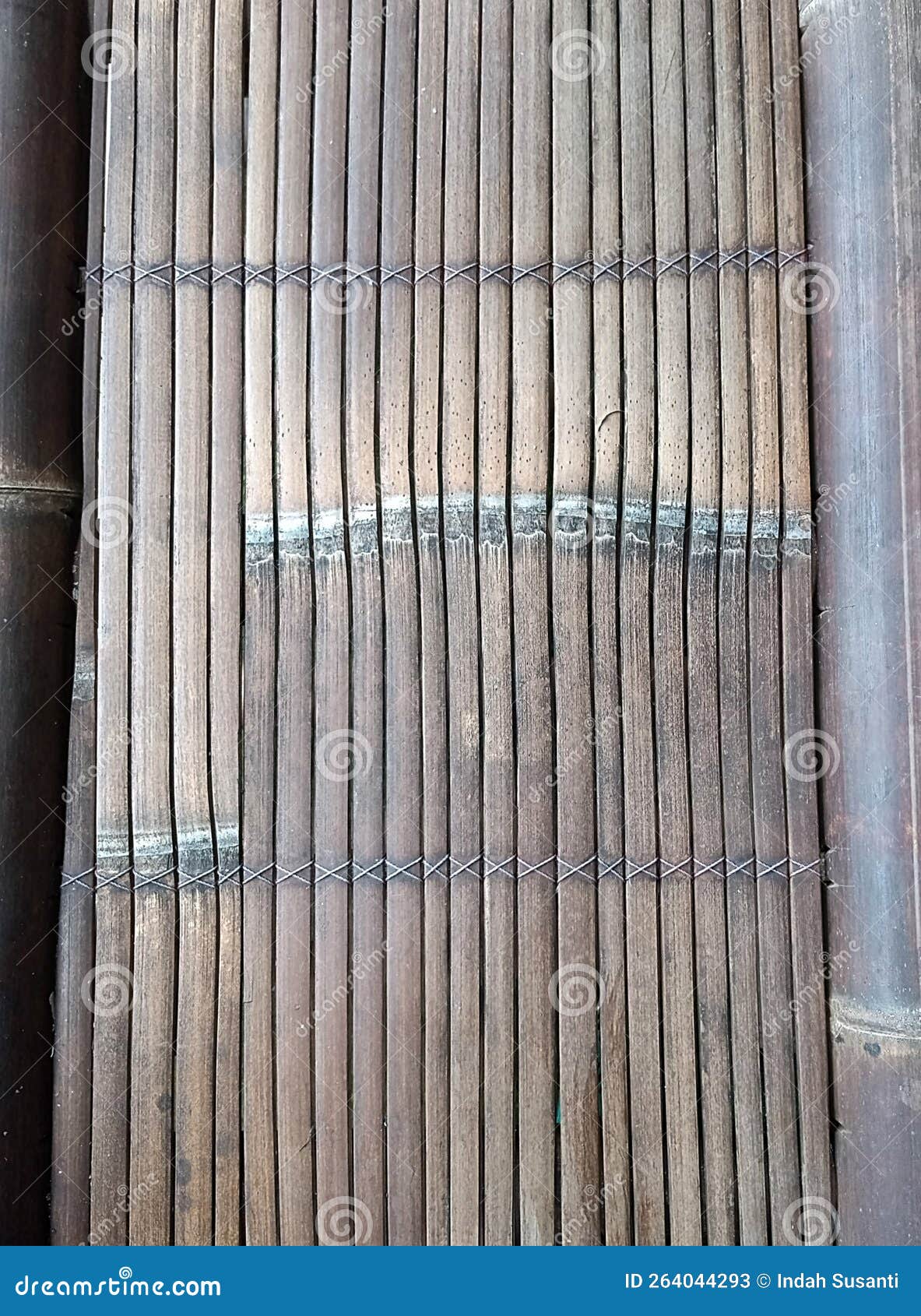 Sturdy bamboo bench stock image. Image of floor, facade 264044293