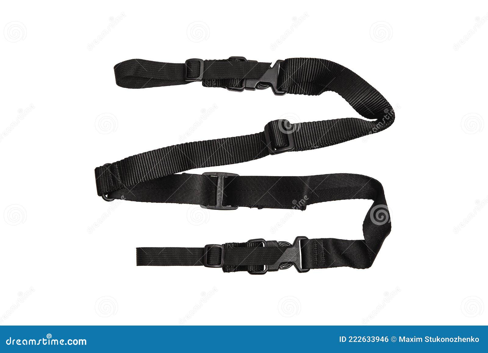 Sturdy Modern Nylon Shoulder Strap. Weapon Strap Stock Photo Image of