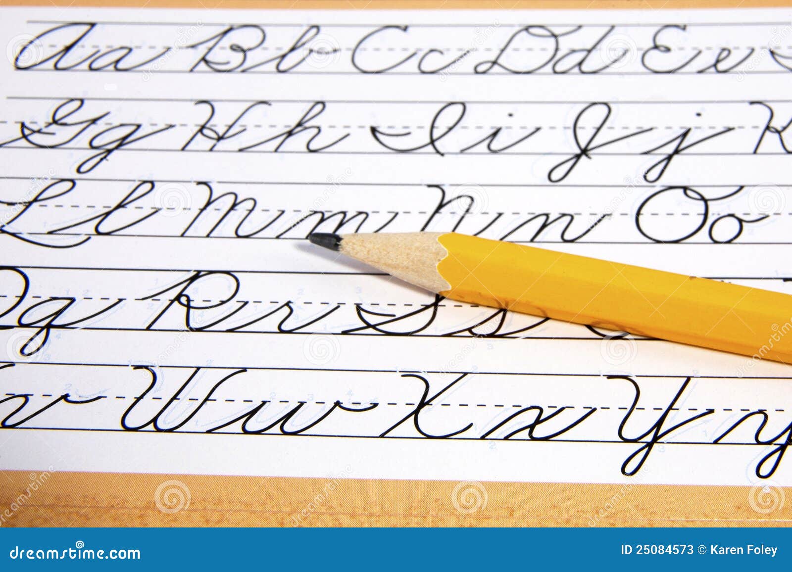 style guide for cursive