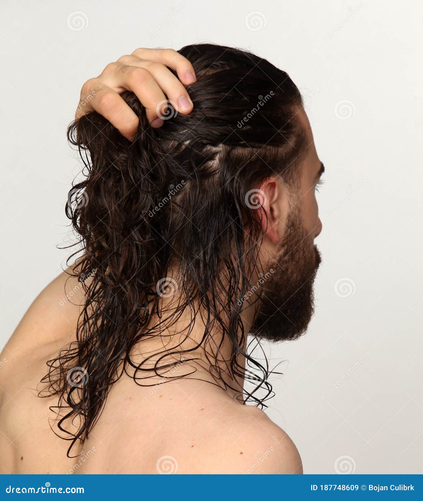 Attractive Male Model with Long Hair and Beard Posing in Studio on Isolated Background. Style, Trends, Fashion Concept. Stock Image - Image of adult, caucasian: 187748609 Attractive Male Model with Long Hair and Beard Posing in Studio on Isolated Background. Style, Trends, Fashion Concept. Stock Image - Image of adult, caucasian: 187748609