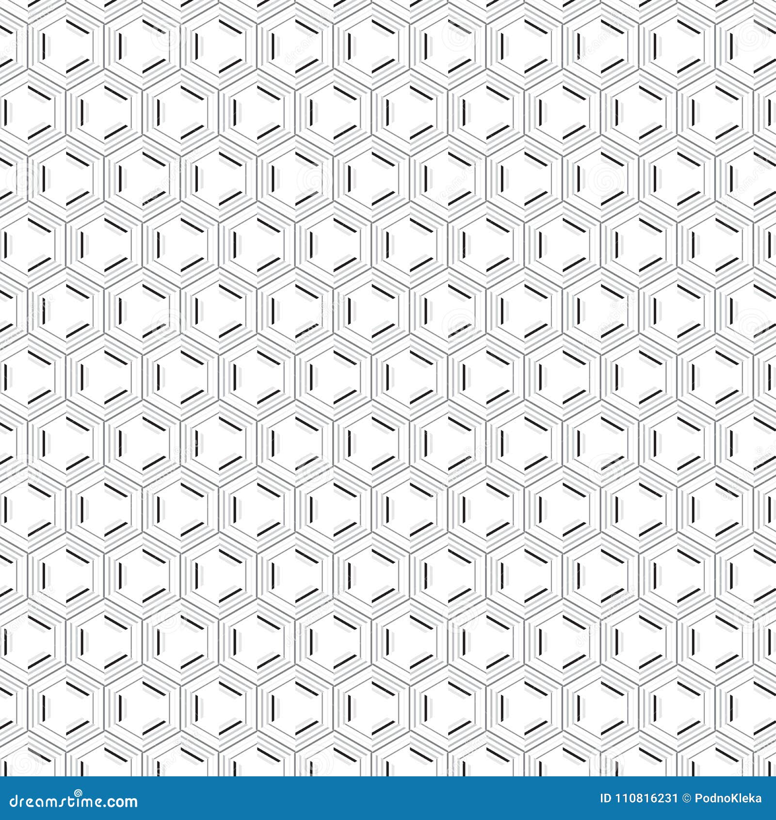 stylish abstract unique simplicity elegance hexagonal gray seamless stripe pattern