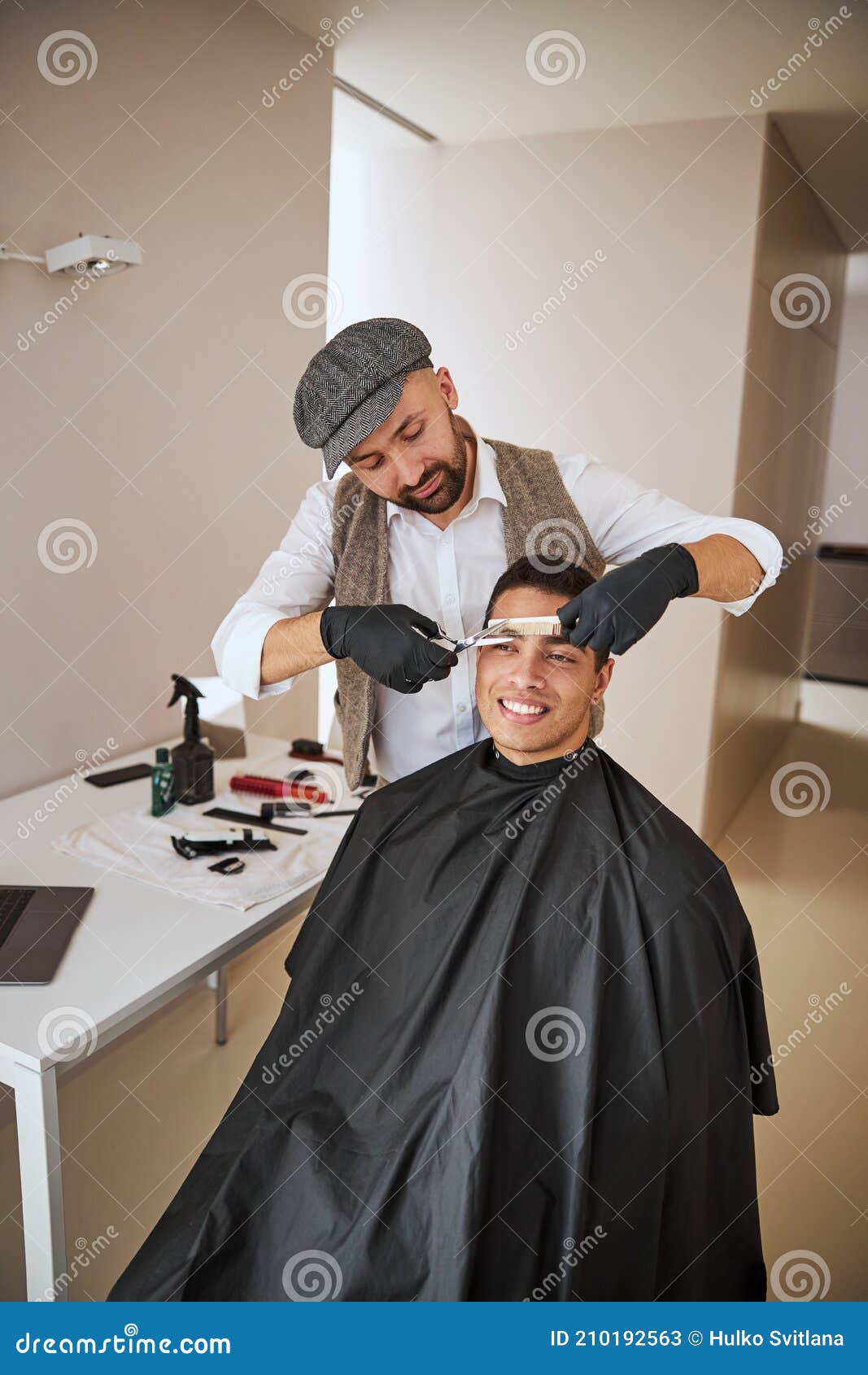 Elegant Barber Cape