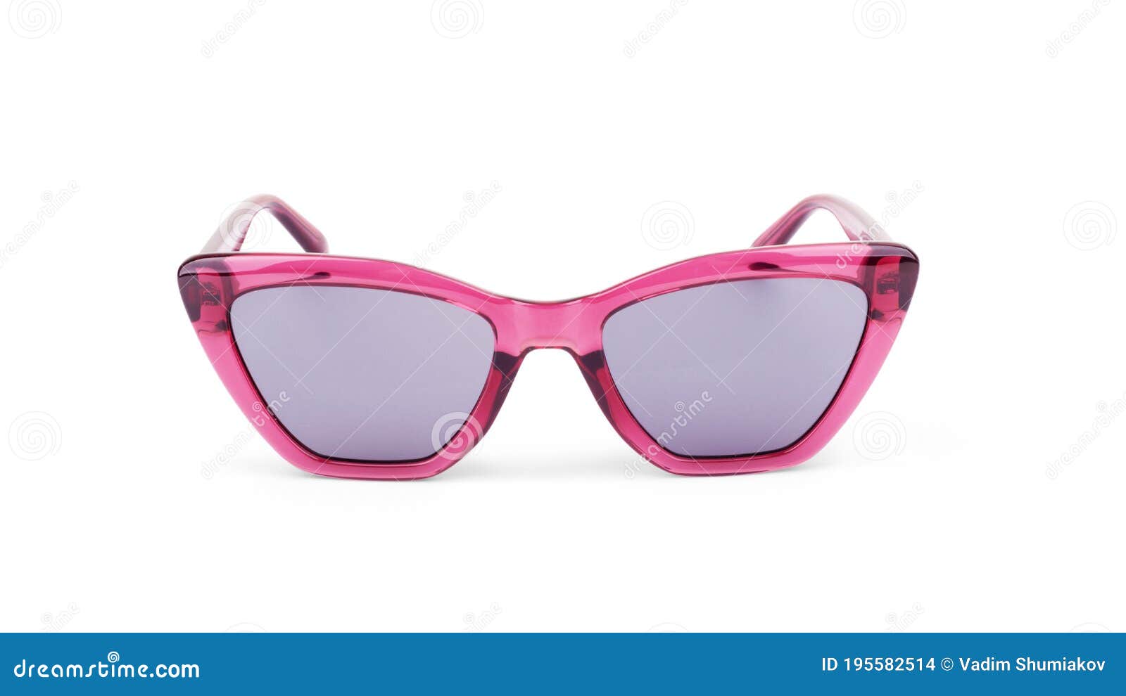 stylish black sunglasses  on white background