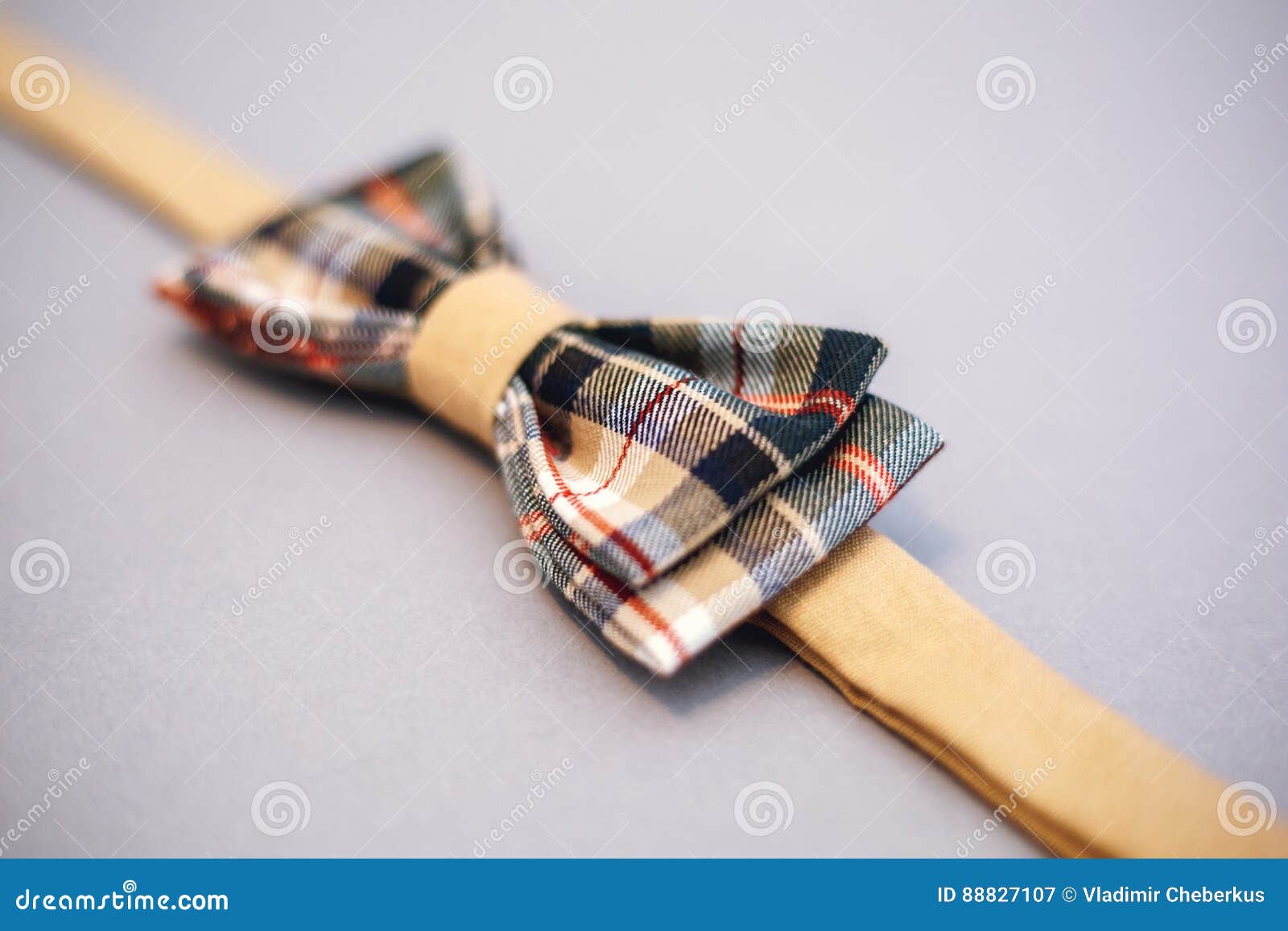 Stylish Bowtie Soft Cloth Ribbon. Stock Image - Image of soft ...