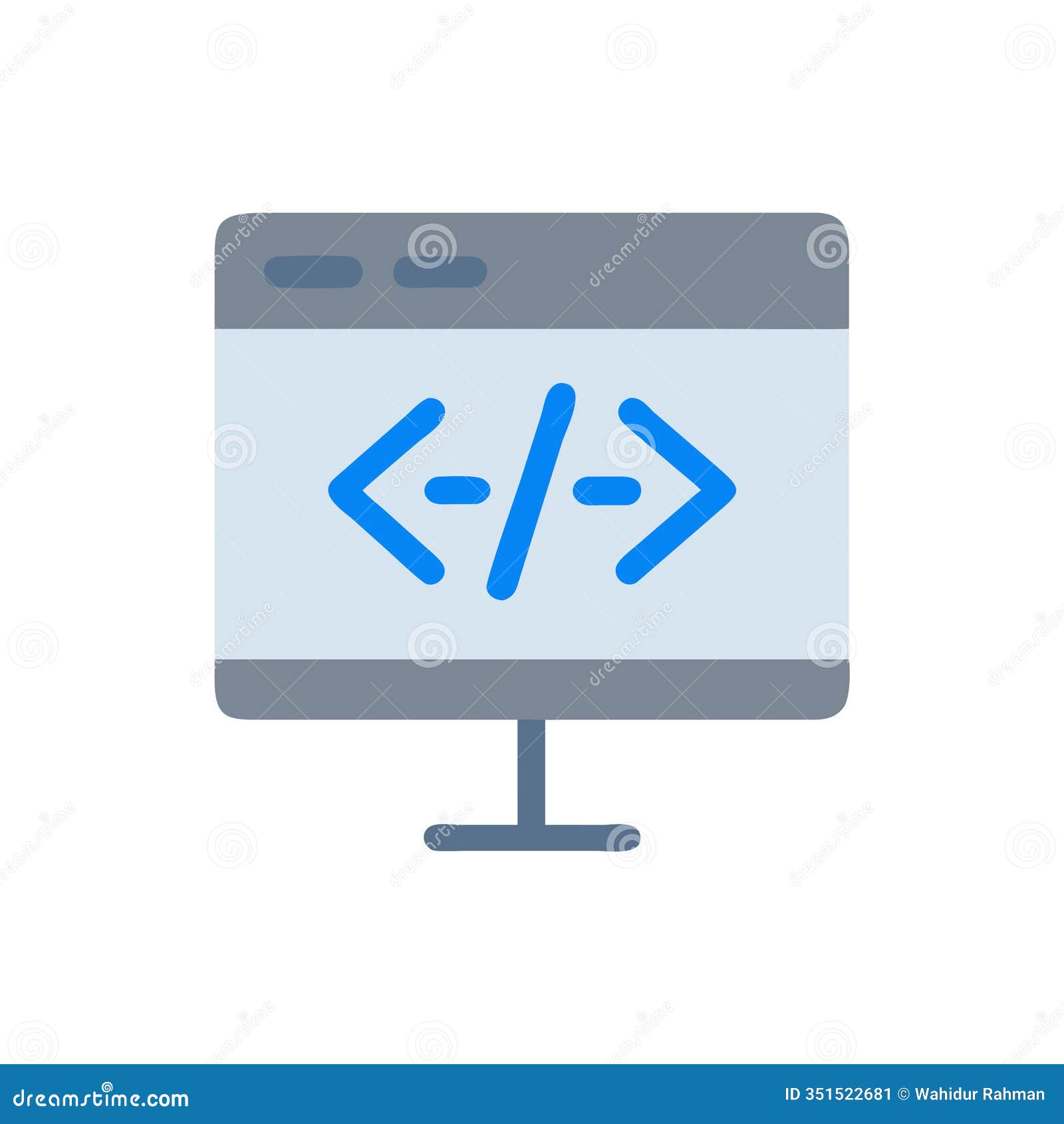 stylish coding screen graphic