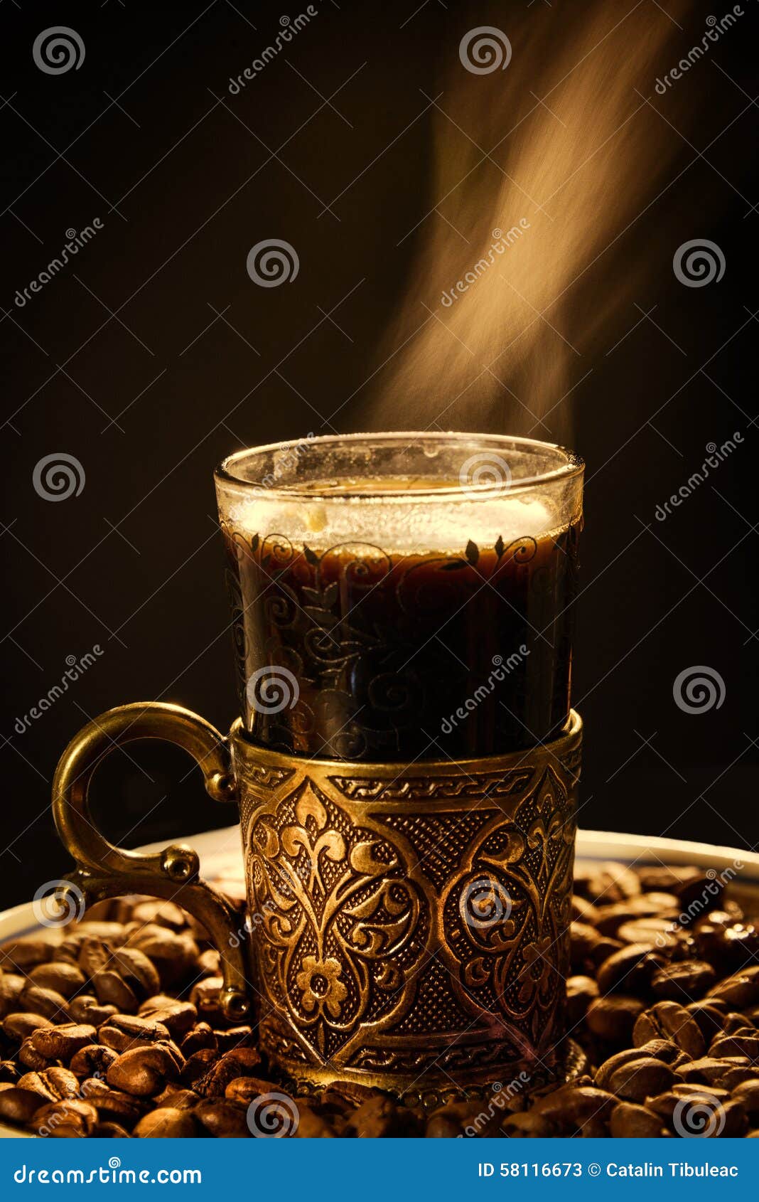 Stylish Coffee Cup and Steam Stock Image Image of morning, drink