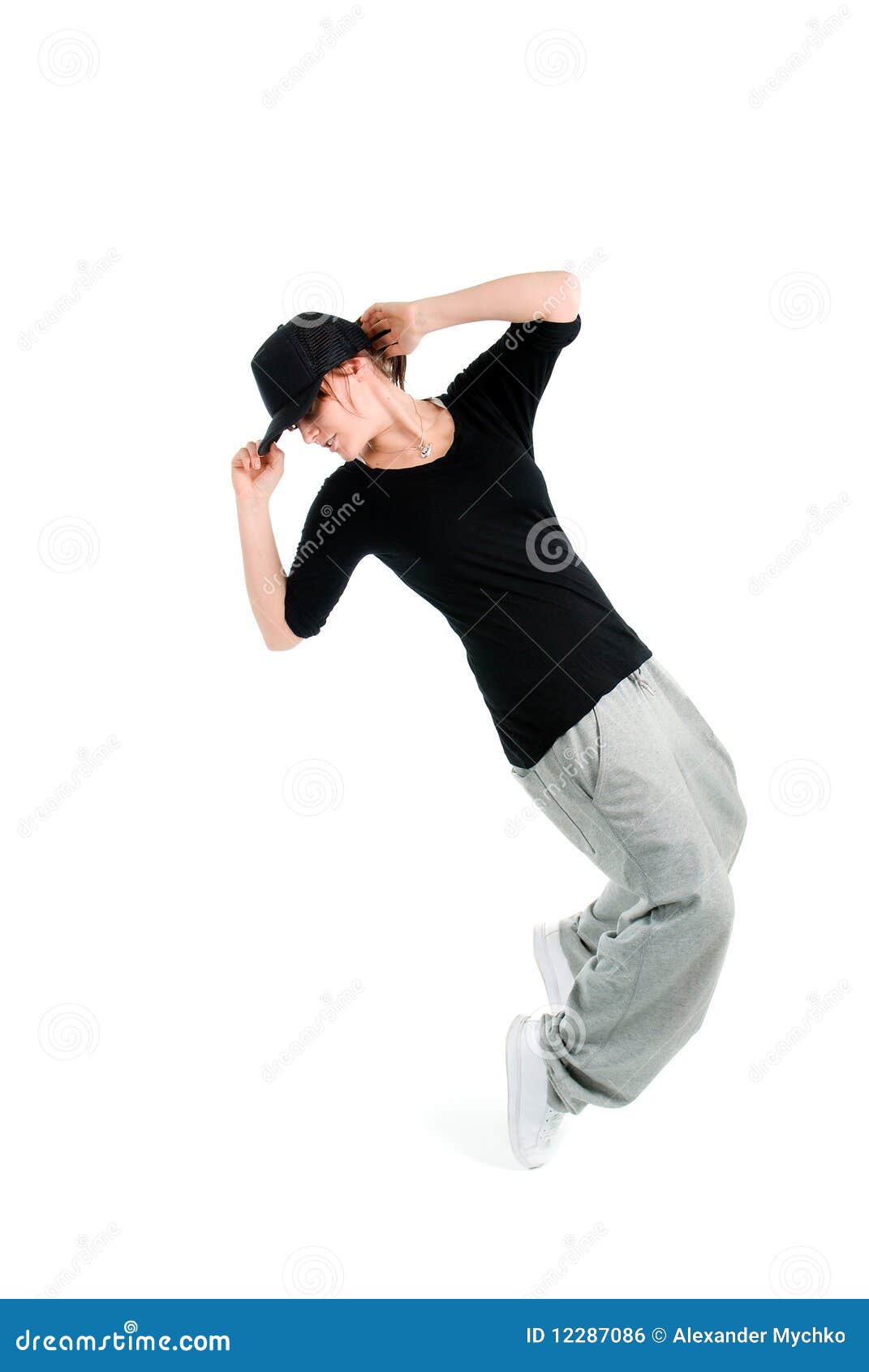 Portrait of a young male hip hop dancer showing different poses against  black background, Stock Photo, Picture And Low Budget Royalty Free Image.  Pic. ESY-001450771 | agefotostock