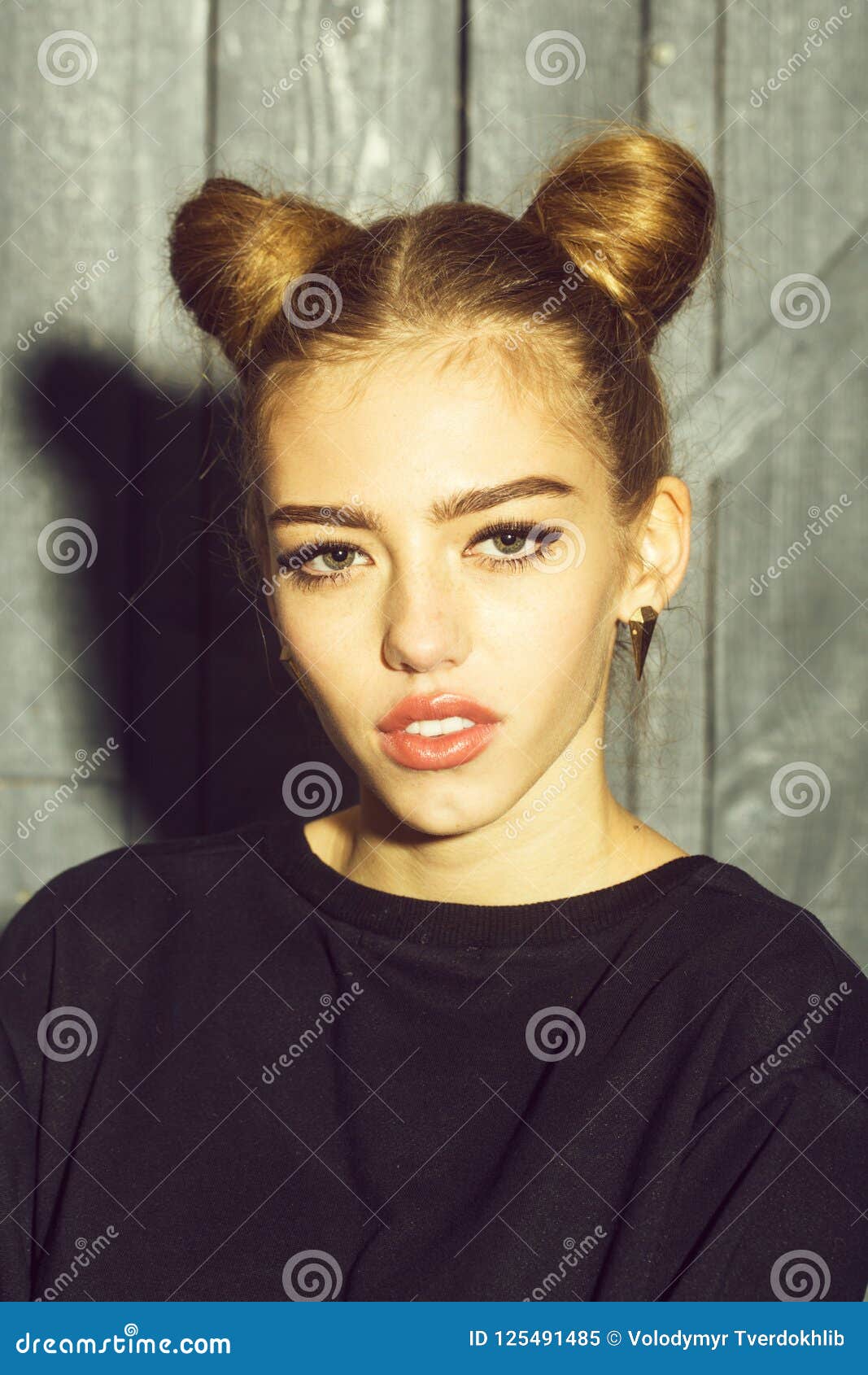 Stylish funny woman stock image. Image of casual, cool - 125491485 Stylish funny woman stock image. Image of casual, cool - 125491485