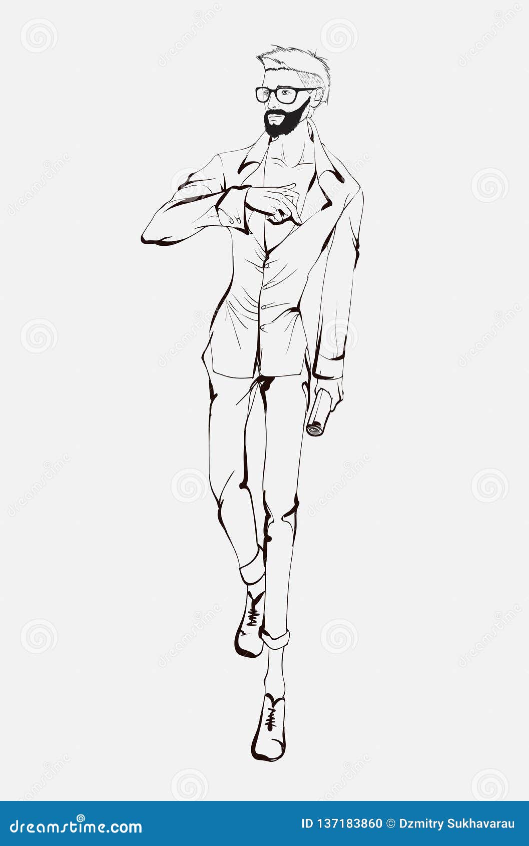 Male FASHION FIGURE TEMPLATES - Etsy