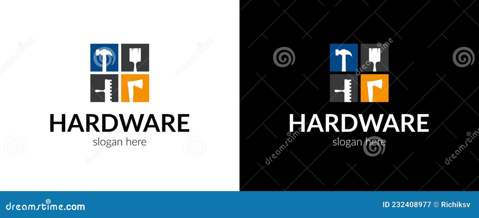 Stylish hardware logo stock vector. Illustration of instrument 232408977